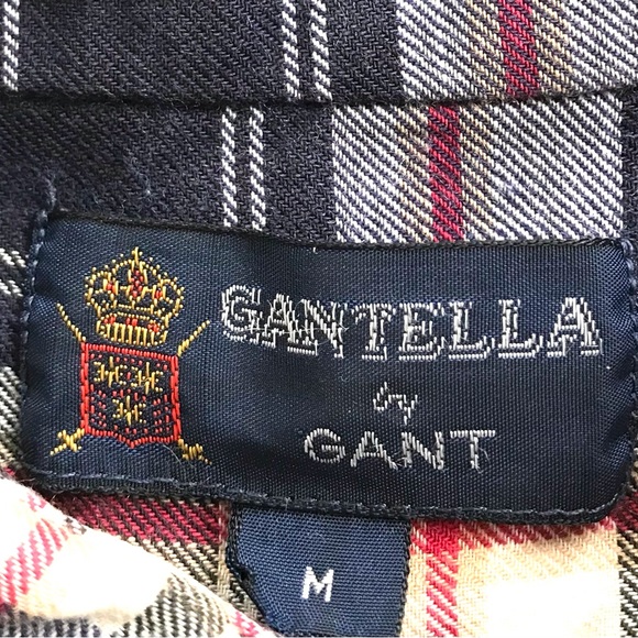 Classic Flannel Button Down Shirt by GANTELLA Women’s Medium - Picture 4 of 10